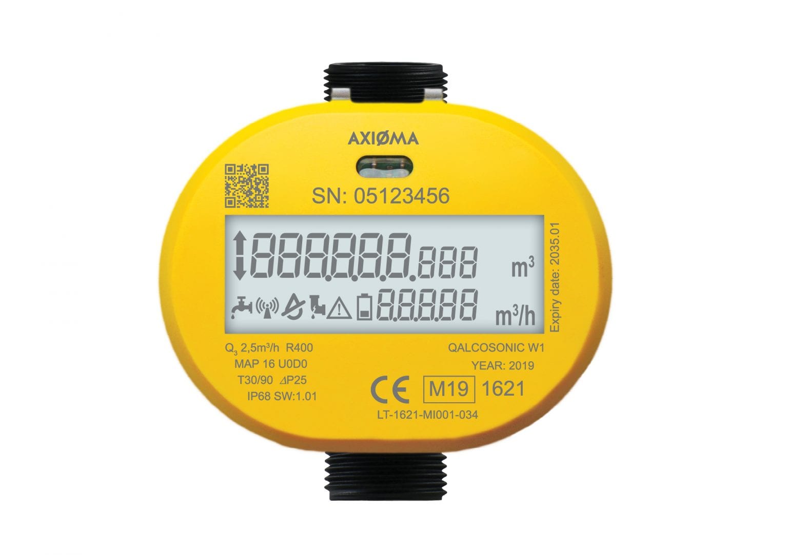 Axioma digital vattenmätare.